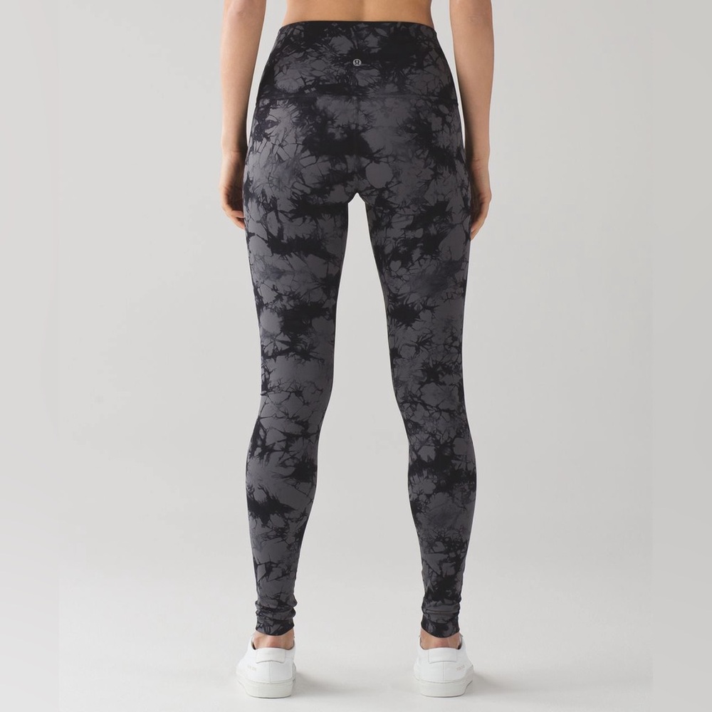 lululemon athletica Black and Gray Leggings